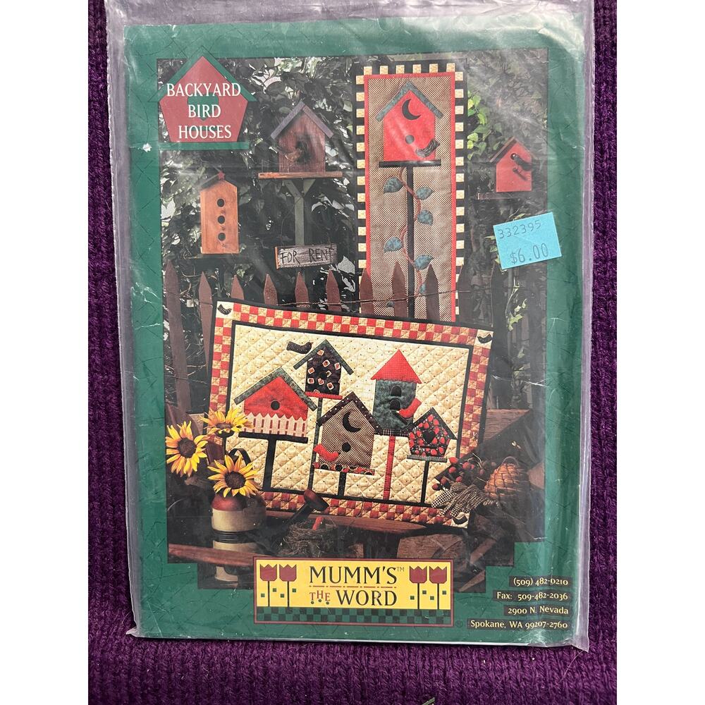 Debbie Mumm Backyard birdhouses quilt patterns